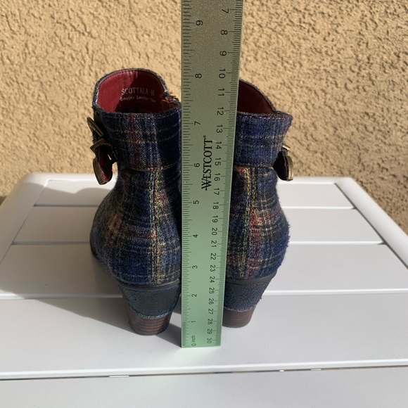 L’ Artiste Spring Step Scottala leather tweed booties size 9 ( European 40) - Picture 5 of 16